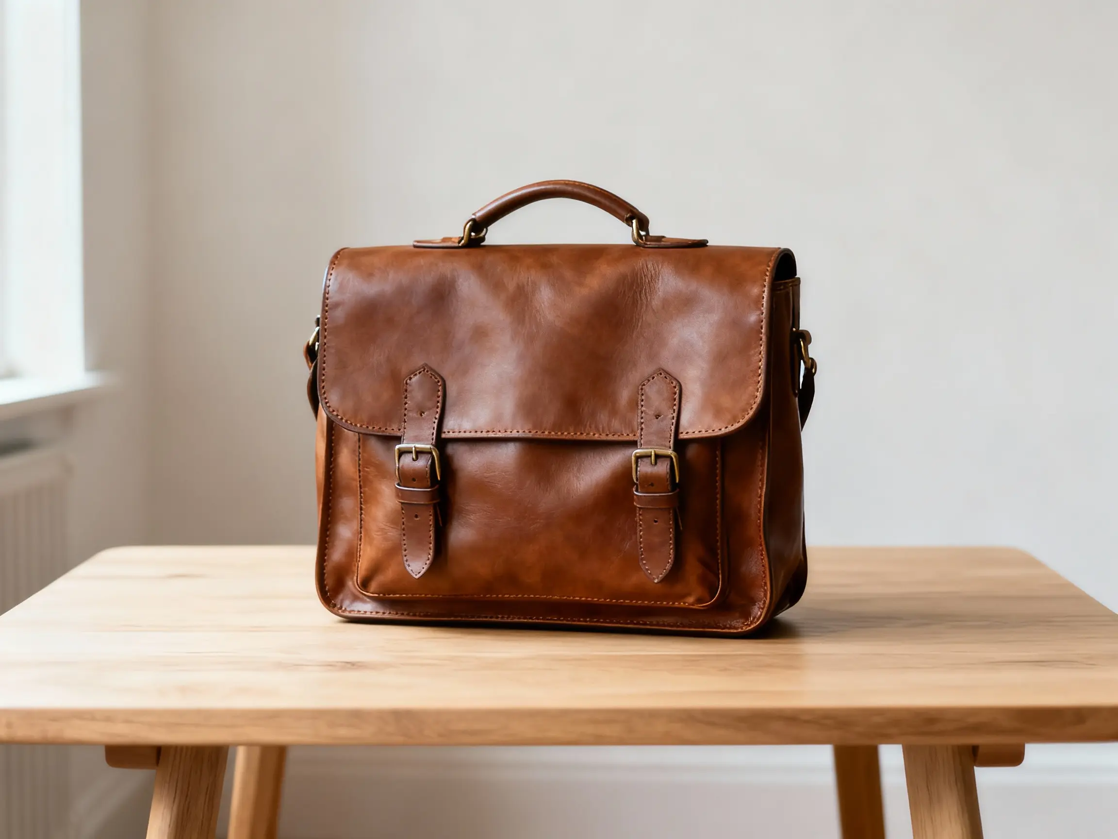 Classic Leather Handbag